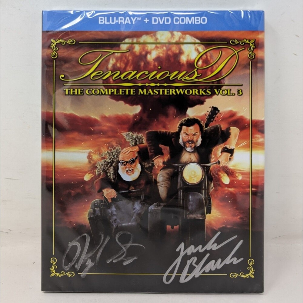 TENACIOUS D (Blu Ray/DVD) SIGNED Jack Black Kyle Gass Complete Masterworks Vol 3